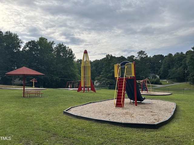 144 Shawnee Dr, Louisburg, NC 27549 - community playground with a yard