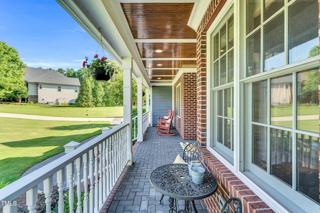 227 Paraggi Ct, Clayton, NC 27527 - porch with a lawn