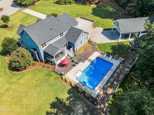 227 Paraggi Ct, Clayton, NC 27527 - view of subject property with a pool area