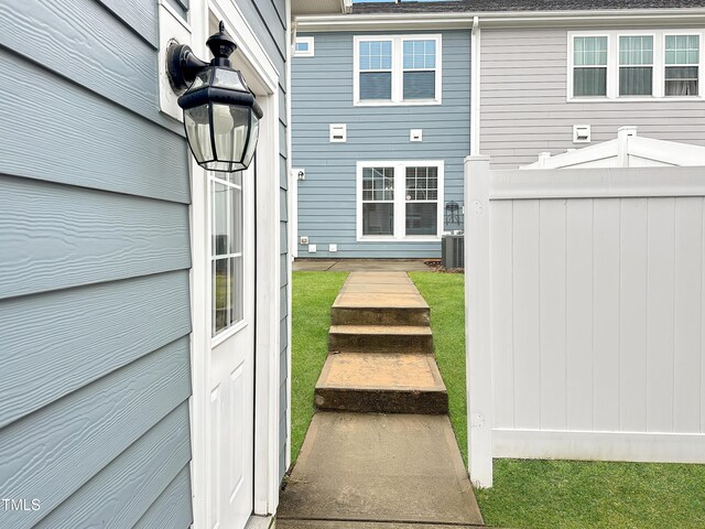 6536 Perry Creek Rd, Raleigh, NC 27616 - exterior space featuring central AC unit