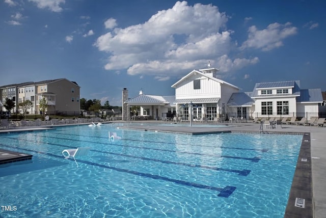 6536 Perry Creek Rd, Raleigh, NC 27616 - community pool featuring a patio