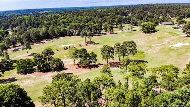 259 Golf Dr, Sanford, NC 27332 - aerial view of a heavily wooded area and a golf club