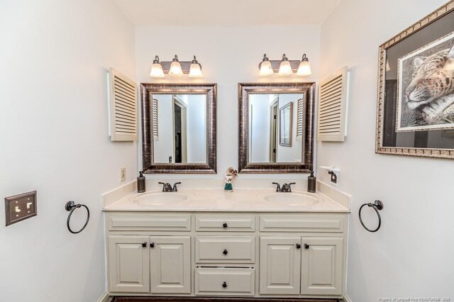 259 Golf Dr, Sanford, NC 27332 - bathroom featuring double vanity