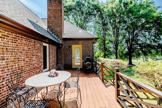 259 Golf Dr, Sanford, NC 27332 - view of wooden terrace