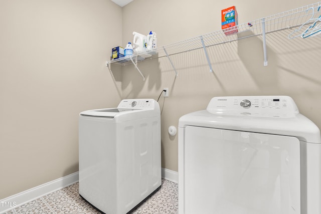 137 Clydes Point Way, Wendell, NC 27591 - laundry room with independent washer and dryer and baseboards