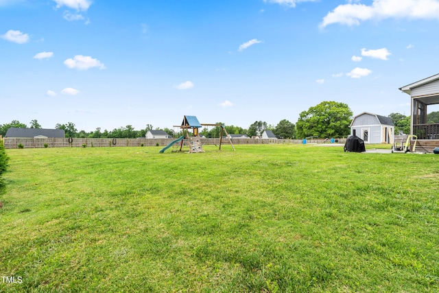 137 Clydes Point Way, Wendell, NC 27591 - view of yard featuring a playground