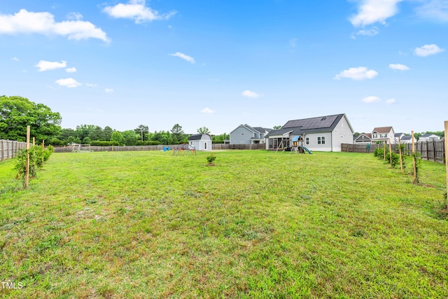 137 Clydes Point Way, Wendell, NC 27591 - view of yard with a playground
