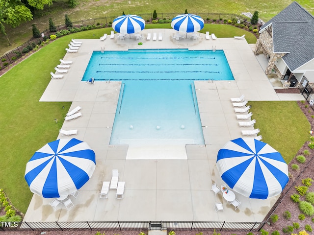 137 Clydes Point Way, Wendell, NC 27591 - community pool featuring a patio