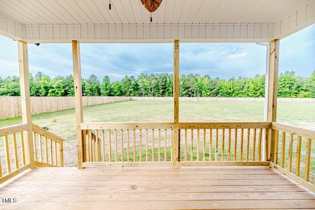 117 Knight Rd, Broadway, NC 27505 - view of deck