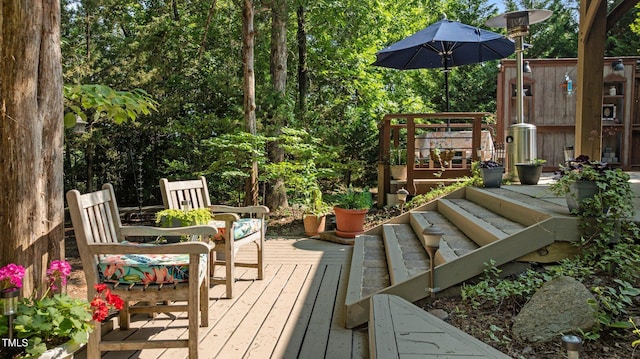 648 Long Melford Dr, Rolesville, NC 27571 - view of wooden deck