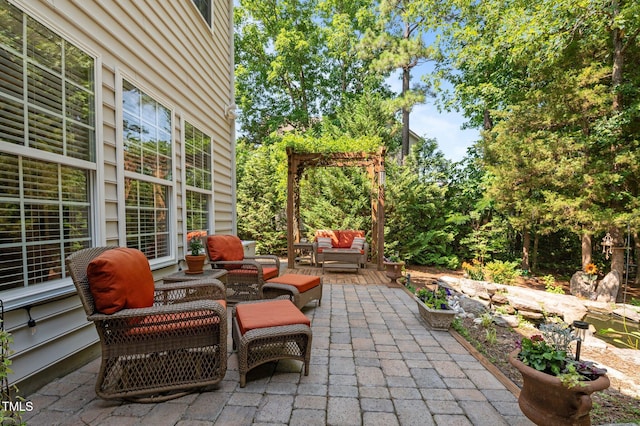 648 Long Melford Dr, Rolesville, NC 27571 - view of patio with outdoor lounge area