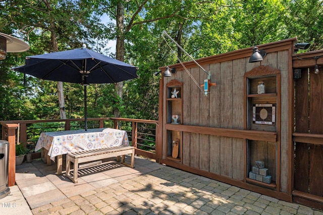 648 Long Melford Dr, Rolesville, NC 27571 - view of patio with an outbuilding