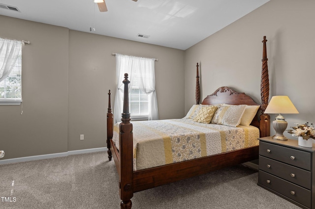 648 Long Melford Dr, Rolesville, NC 27571 - carpeted bedroom with baseboards and a ceiling fan
