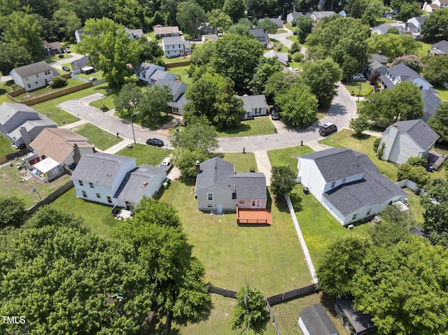 5529 Wood Pond Ct, Raleigh, NC 27610 - aerial view of residential area