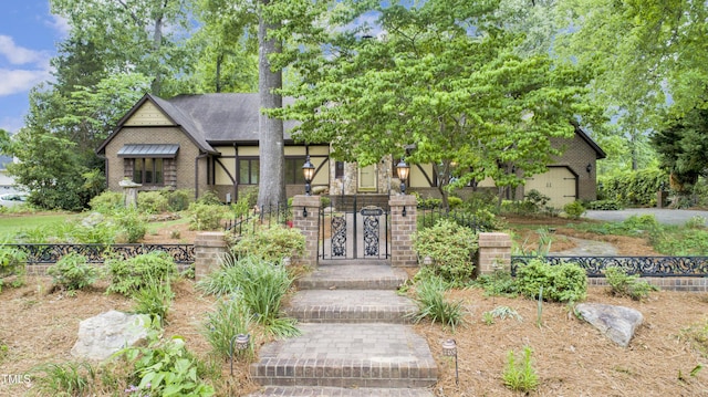 1164 Keith Hills Rd, Lillington, NC 27546 - tudor-style house with brick siding