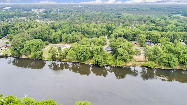 1164 Keith Hills Rd, Lillington, NC 27546 - drone / aerial view of a nearby body of water and a forest