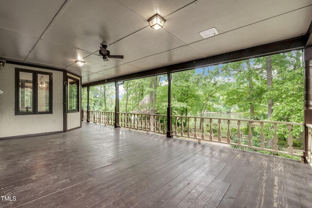 1164 Keith Hills Rd, Lillington, NC 27546 - unfurnished sunroom featuring view of scattered trees