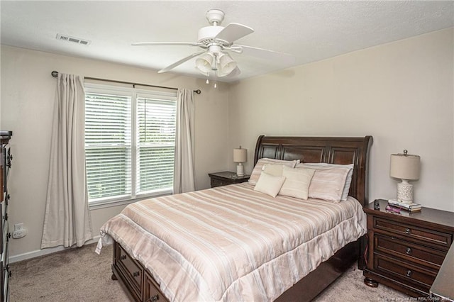 3538 Gables Dr, Fayetteville, NC 28311 - bedroom featuring light colored carpet and a ceiling fan