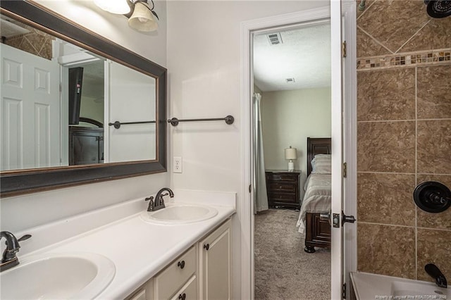 3538 Gables Dr, Fayetteville, NC 28311 - ensuite bathroom with double vanity