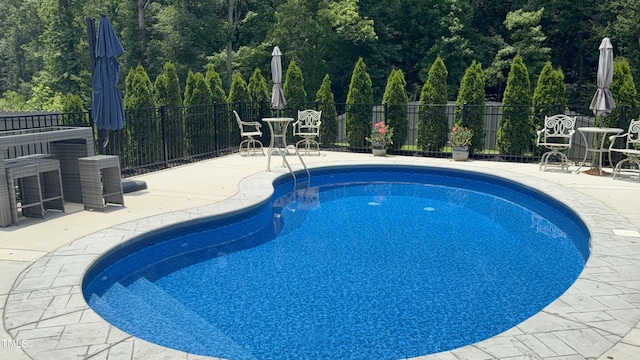 150 Sherrill Place Ln, Garner, NC 27529 - view of pool featuring a patio area