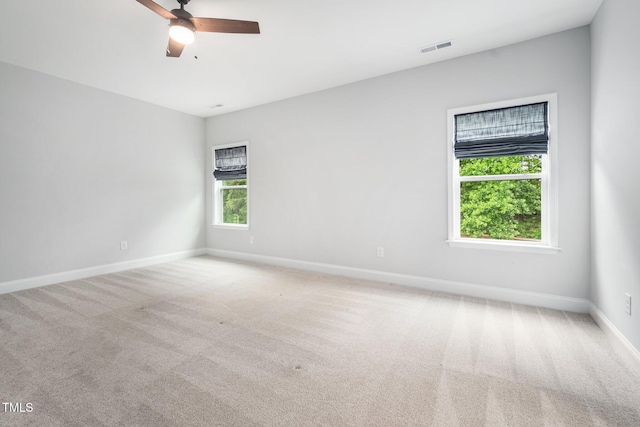 20 Scotland Dr, Youngsville, NC 27596 - spare room with baseboards, a ceiling fan, and carpet floors