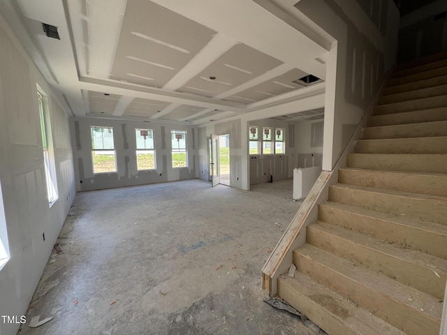 264 Meadowbark Bnd Unit 43, Garner, NC 27529 - interior space featuring stairs and healthy amount of natural light