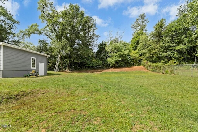 4021 Chaucer Dr, Durham, NC 27705 - view of yard
