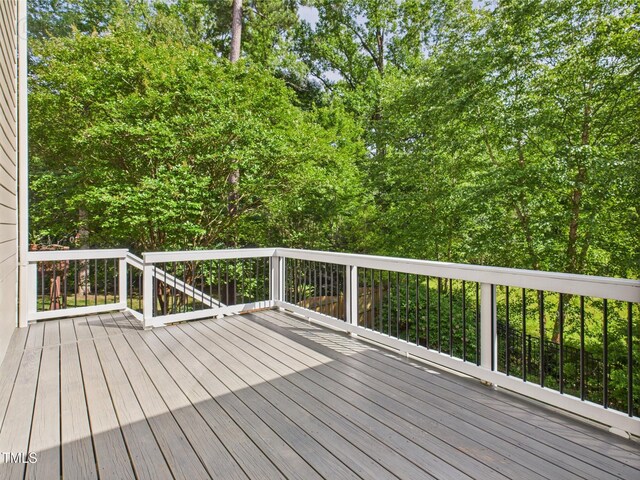 1728 Callandale Ave, Cary, NC 27518 - view of wooden terrace