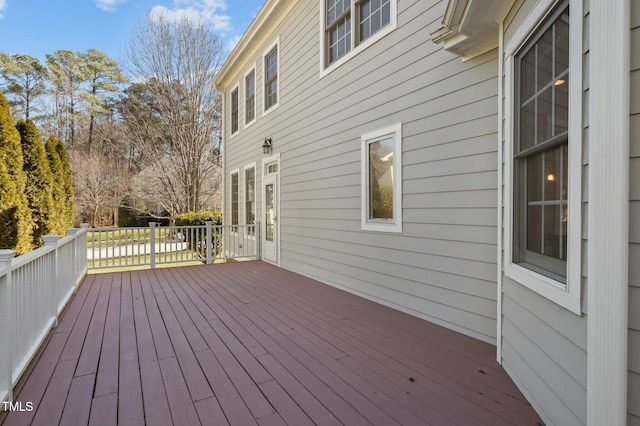 100 Maywood Way, Chapel Hill, NC 27516 - view of wooden deck