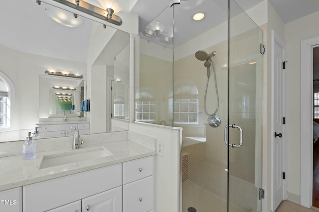 100 Maywood Way, Chapel Hill, NC 27516 - full bathroom with vanity and a shower stall