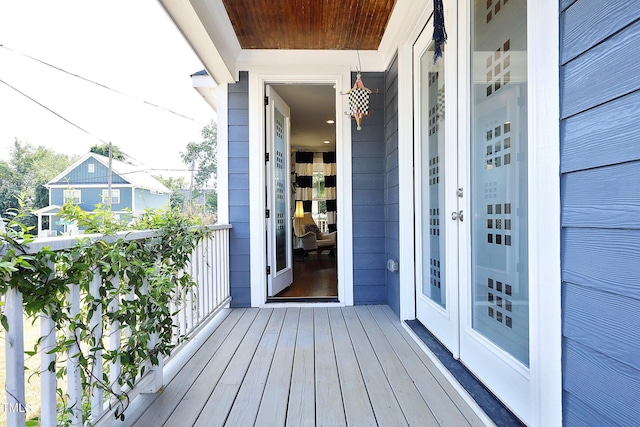 595 E Cabarrus St, Raleigh, NC 27601 - doorway to property featuring a balcony and french doors