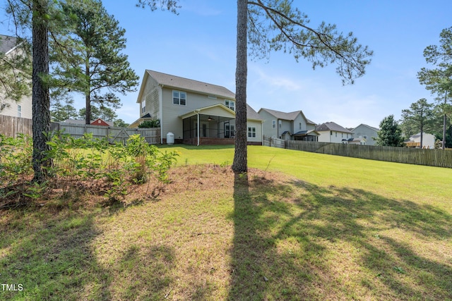 550 Spring Flowers Dr, Cameron, NC 28326 - view of yard featuring ceiling fan and a residential view