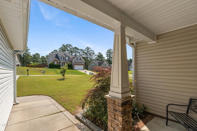 550 Spring Flowers Dr, Cameron, NC 28326 - view of patio / terrace featuring a residential view