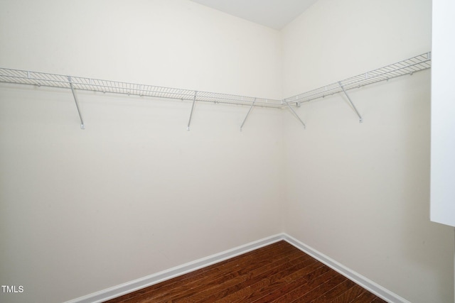826 Downfield Ln, Fuquay Varina, NC 27526 - walk in closet featuring dark wood-type flooring