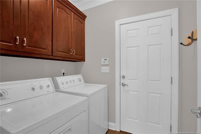 3207 Notting Hill Rd, Fayetteville, NC 28311 - laundry room with independent washer and dryer and cabinet space