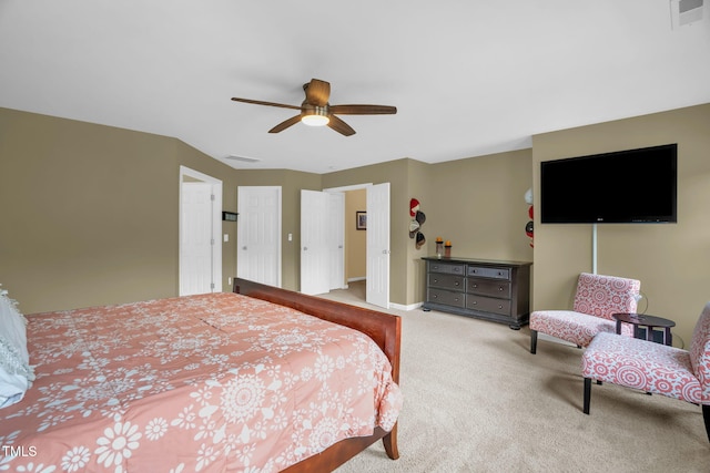 1428 White Opal Dr, Knightdale, NC 27545 - carpeted bedroom with ceiling fan and baseboards
