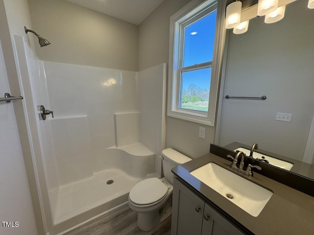 140 Brookhaven Dr, Spring Hope, NC 27882 - full bath with vanity, a shower, and toilet