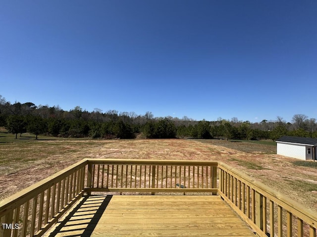 140 Brookhaven Dr, Spring Hope, NC 27882 - view of deck