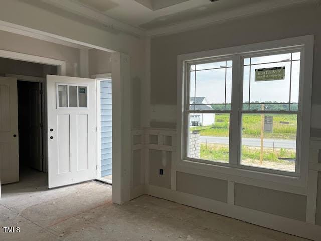 129 Retreat Run, Smithfield, NC 27577 - spare room with ornamental molding