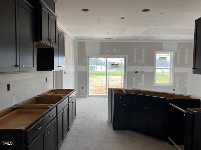 129 Retreat Run, Smithfield, NC 27577 - kitchen with dark cabinetry