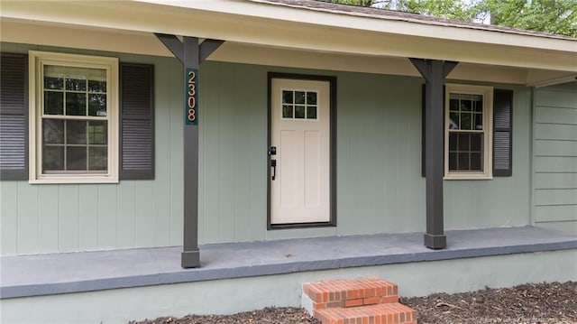 2308 Keith Dr, Raleigh, NC 27610 - view of exterior entry with a porch