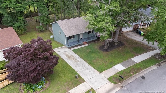 2308 Keith Dr, Raleigh, NC 27610 - aerial view of property and surrounding area