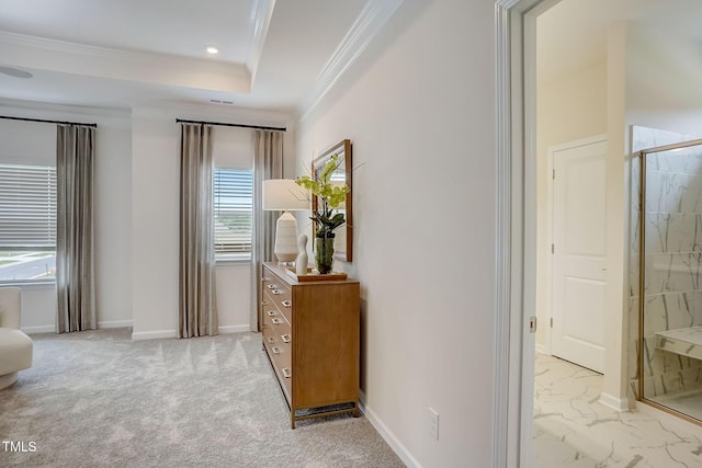 128 Bruce Dr, Dunn, NC 28334 - sitting room featuring crown molding, baseboards, and recessed lighting