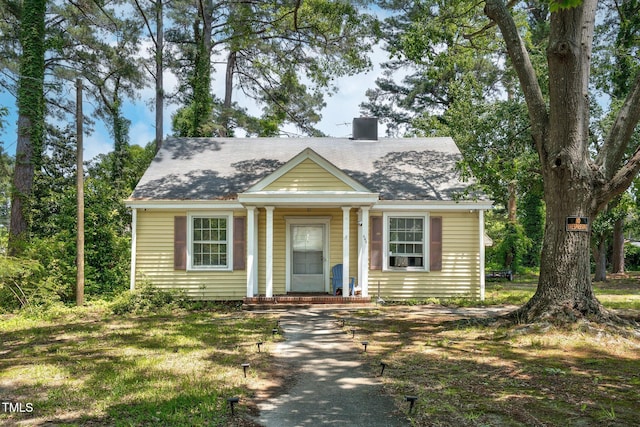 940 Hill St, Rocky Mount, NC 27801 - view of front of house with a chimney