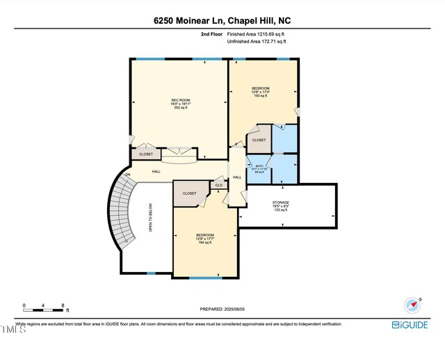 6250 Moinear Ln, Chapel Hill, NC 27514 - home floor plan
