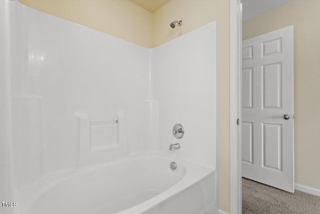 229 Michigan Ave, Cary, NC 27519 - full bath with shower / bathtub combination and baseboards