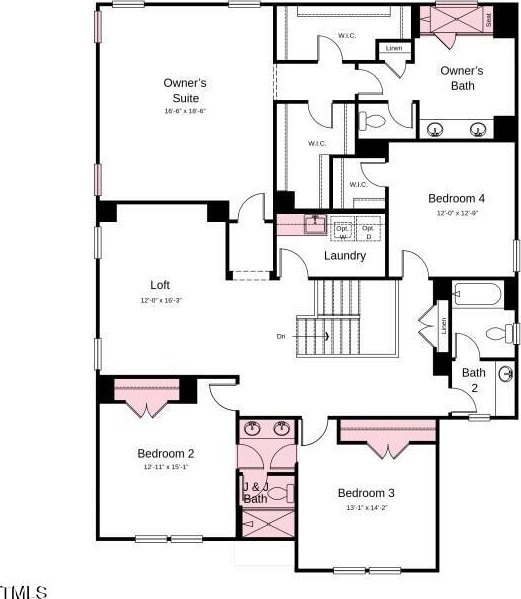 2512 Stonington Dr, Cary, NC 27523 - floor plan / room layout