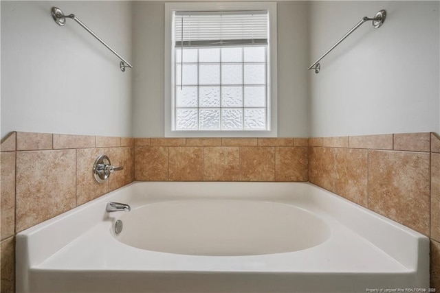 153 Abbey Ln, Raeford, NC 28376 - bathroom with a garden tub