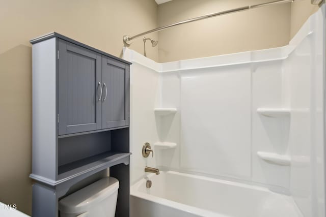 5910 Giddings St, Raleigh, NC 27616 - bathroom featuring toilet and bathtub / shower combination