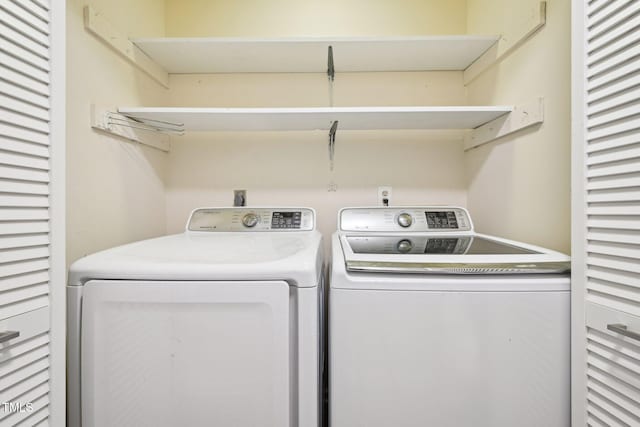 124 Twin Oaks Pl, Cary, NC 27511 - laundry area with separate washer and dryer